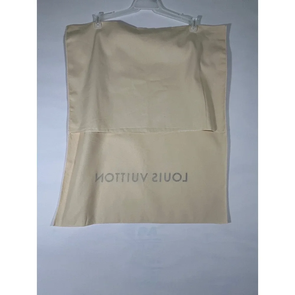 Louis Vuitton Dust Bag Beige Monogram Storage Pouch Authentic Luxury Accessory L